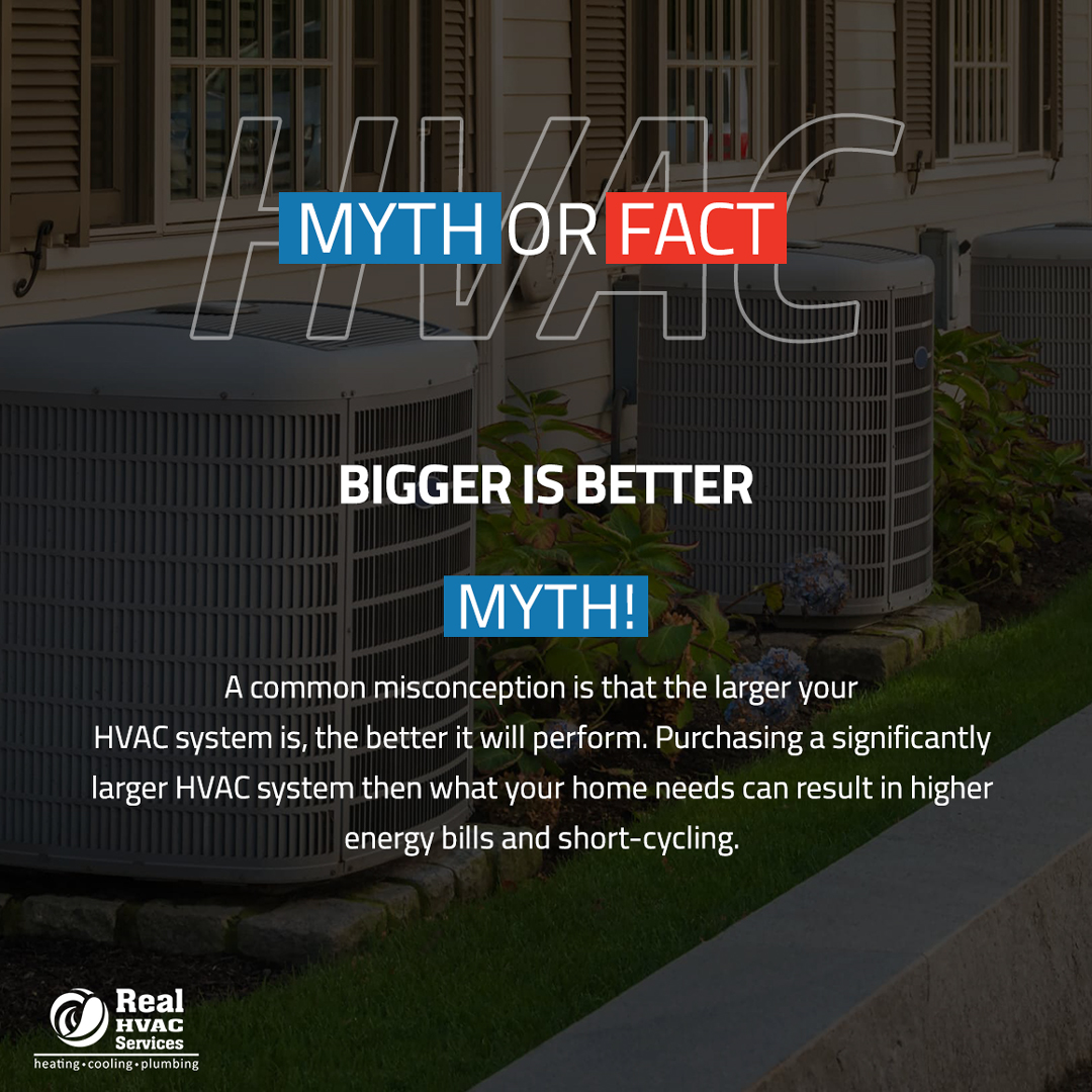 In the case of HVAC, size really does matter. 😉