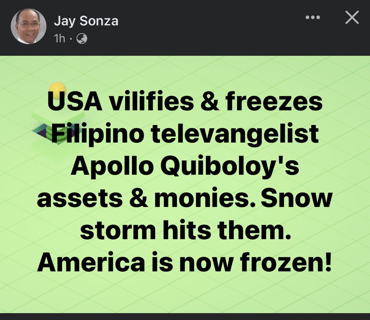 MAGKANO NAKUKUBRA NITONG BALUGA NA TO PARA MAGING GANITO KABOBO? TAON TAON MAY SNOW STORM SA AMERIKA TANGA! 😂