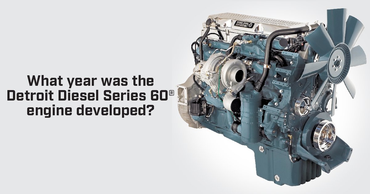 DemandDetroit's tweet photo. Everyone loves the #Series60, but how well do you really know one of the best engines ever produced? https://t.co/rCu97imiEH