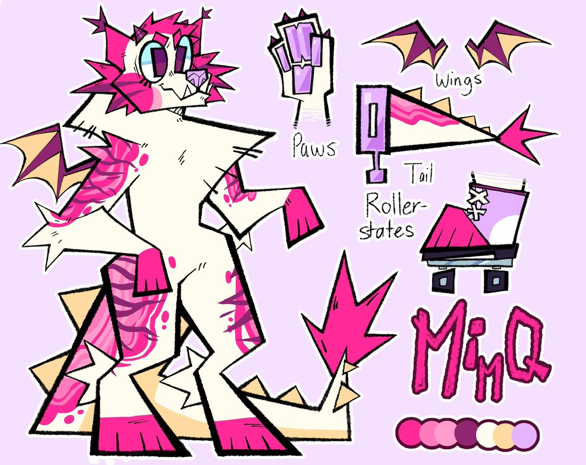 Was bored so I drew a bluey version of one of my fursonas