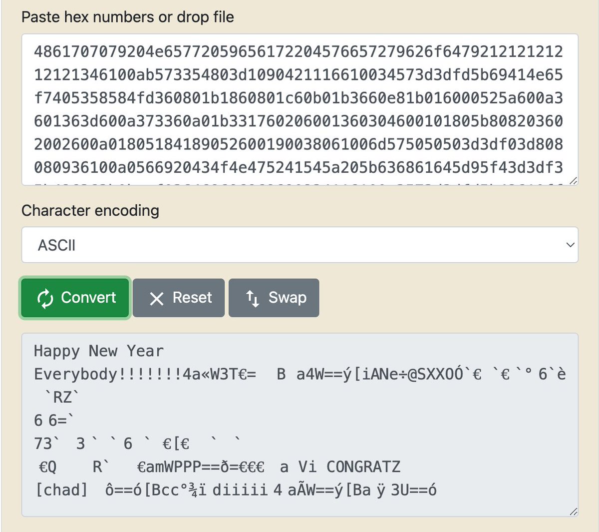 vicnaum's tweet photo. Let the game begin! 🫡

0xA0Eb20483Cb60213bF944c2C3833bebc9fbc4706

There is 0.1 ETH on the contract.
You have time until 2023. Who will get it first?

(might add more hints later) https://t.co/Vnz1snIiU4