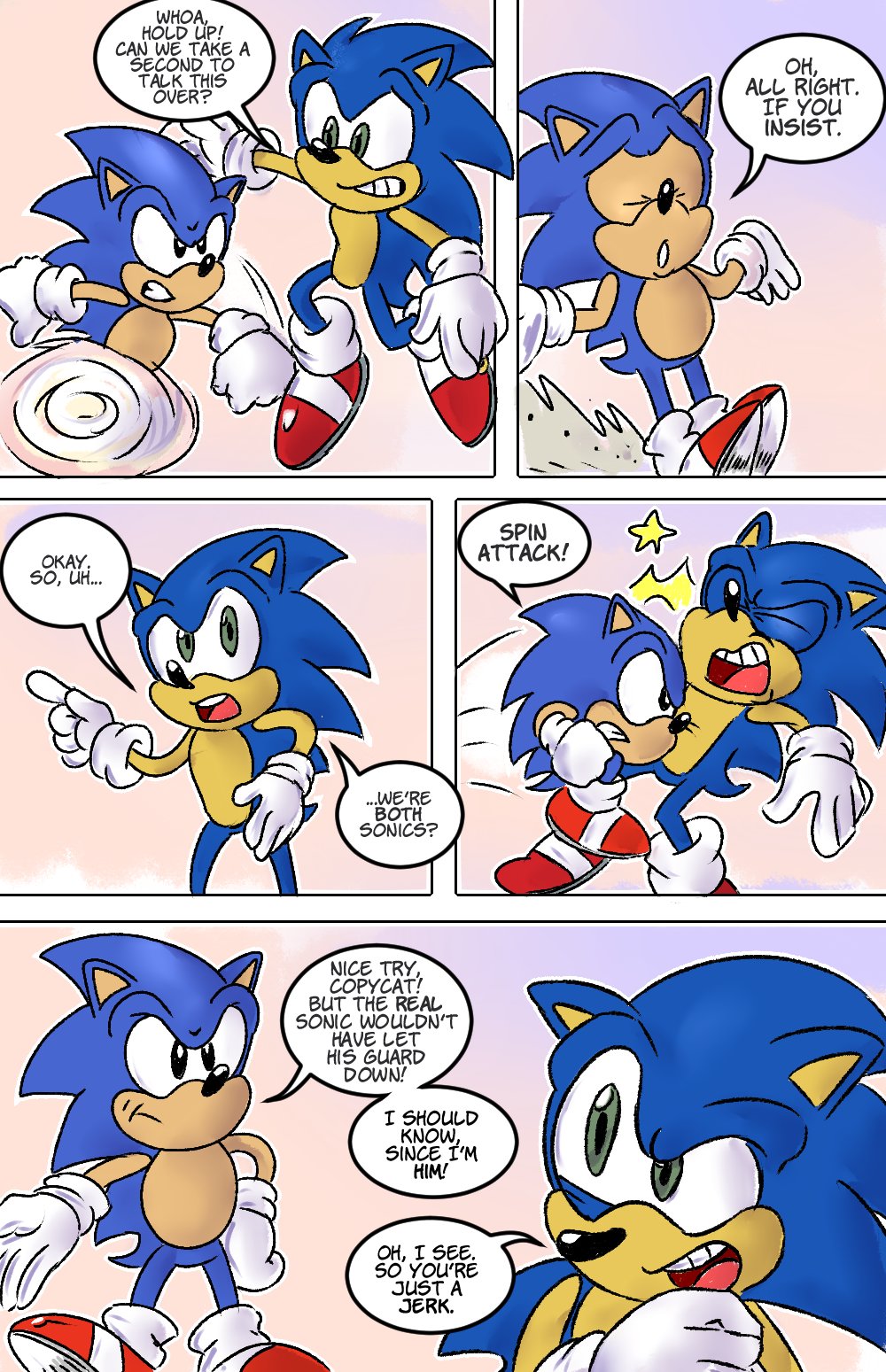 I love how Sonic is such a huge jerk in the Fleetway Comics : r