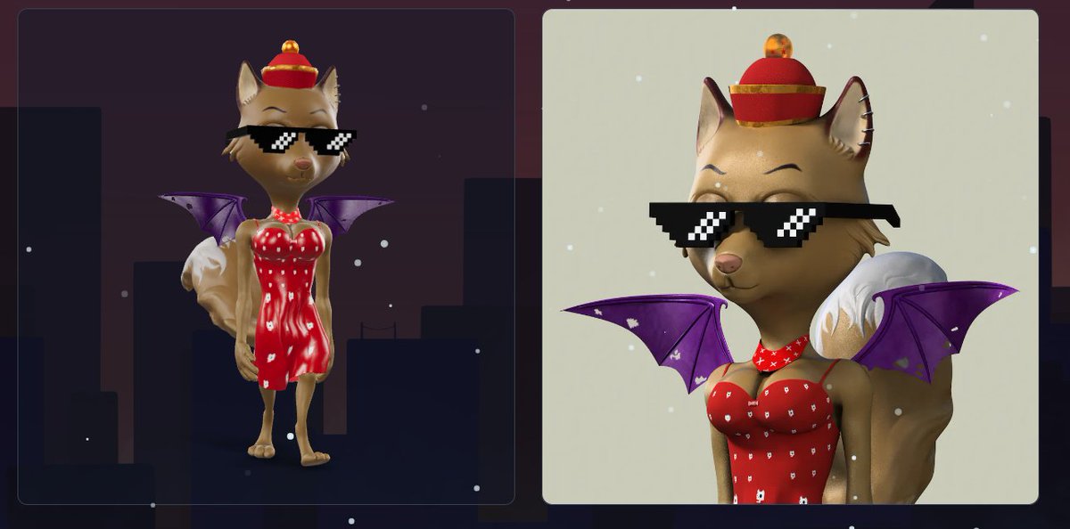 Stevie_T__'s tweet photo. How cool are these new 3D Bad Foxes! - ready for Metaverses... ready to transcendence my #BadFox
cant wait for the portal opening on New Year 🦊🔥
@BadFoxMC #NFT #CNFT @jpgstoreNFT @BenElferink https://t.co/PivQ30fepM