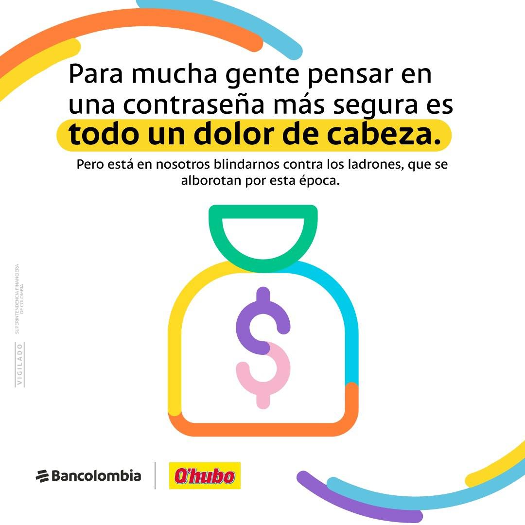 alejandro_bta's tweet photo. Aunque parezca mentira, todavía hay  quien crea claves con los números del 1 al 4 ❌ ¡Error! En este podcast 👉https://t.co/5J6ohcPi6u de Dr. Bolsillo, de Bancolombia y Q´Hubo, dan unas buenas ideas para crear contraseñas seguras y no dejársela tan fácil a los amigos de lo ajeno. https://t.co/4UdIYdiD0F