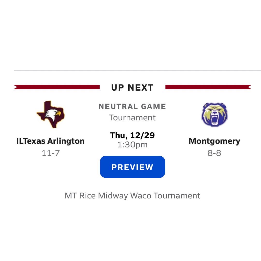 Coach_Turner87's tweet photo. Last night we had tough overtime lost vs Nacogdoches in opening play at the M.T. Rice Tournament. We have another opportunity today to get back on track. We play Montgomery HS at 1:30pm.
Go Eagles π¦
#ILTEXAS #AGPHS #Leadership #OthersBeforeSelf
@TheMTRice @hoopinsider https://t.co/B2jnYWnnUV