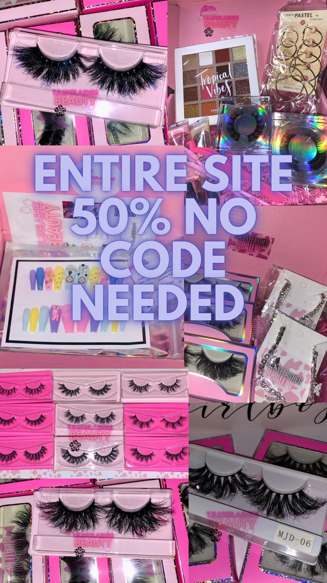 tjluxelashes's tweet photo. Don’t miss out on our 50% off sale. Limited time only. Become a LUXEBABE today, shop today my Baddies on a budget 🦋💟🌈. Click the link to purchase https://t.co/CxOROJu4Rv https://t.co/JeEJ0Tl4VD