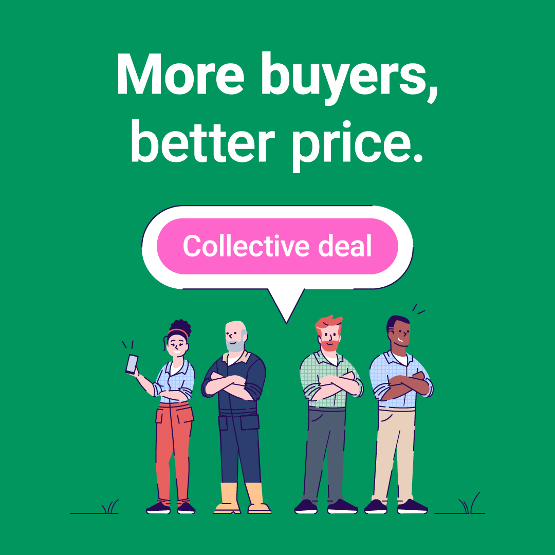 The Co-operative idea, brought into the 21st century!

<a href="/FutureFarmAg/">FutureFarm</a> continues to innovate with its new Collective Deal feature, using technology to bundle the collective demand for agricultural inputs to drive prices down.

Find out more 📲 futurefarm.ag