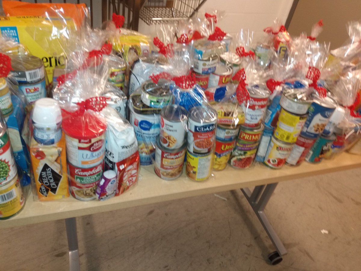 Our @HRHospital Food Drive was very successful this year once again! Our community was able to donate a record number of food items and with the items we made meal packages to support families in need in our hospital.  Thank you staff, physicians &amp; volunteers for your generosity