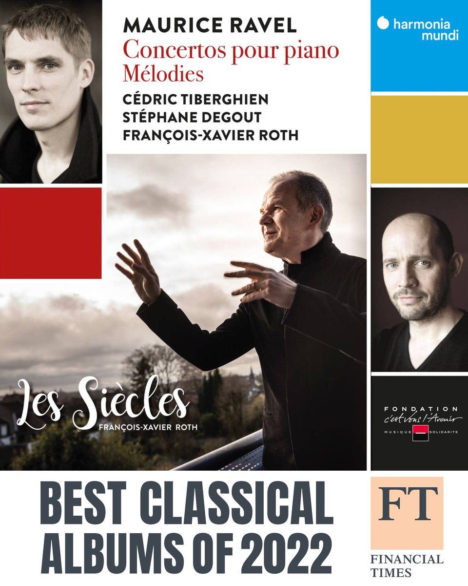 Les Siècles (@lessiecles) on Twitter photo 🙌 Notre disque consacré à Ravel avec <a href="/TiberghienC/">Cédric Tiberghien</a> et <a href="/Stephdegout/">Stéphane Degout</a> parmi les 10 albums de l'année retenus par le <a href="/FinancialTimes/">Financial Times</a> !
✍️ " Recordings of Ravel’s two piano concertos are not thin on the ground, but the delicately coloured sound picture here is like no other " 🙌 Notre disque consacré à Ravel avec <a href="/TiberghienC/">Cédric Tiberghien</a> et <a href="/Stephdegout/">Stéphane Degout</a> parmi les 10 albums de l'année retenus par le <a href="/FinancialTimes/">Financial Times</a> !
✍️ " Recordings of Ravel’s two piano concertos are not thin on the ground, but the delicately coloured sound picture here is like no other "