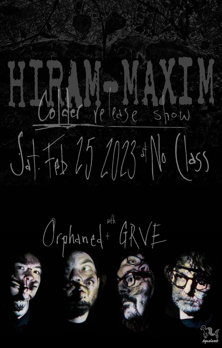 HIRAMIMAXIM's tweet photo. Colder Record Release show 2/25/23
@no_class_cle https://t.co/2oXltLMInS
