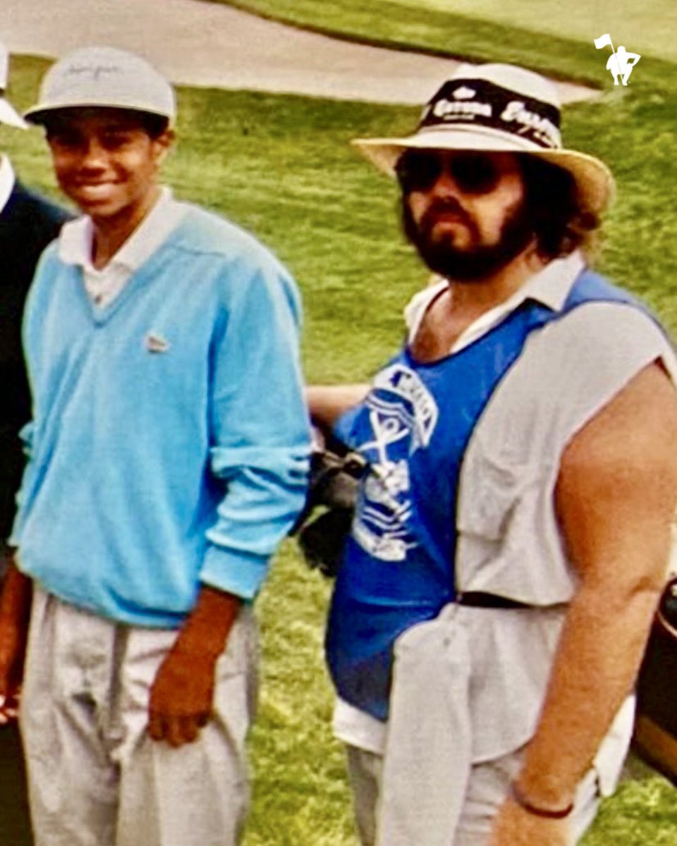 CaddieNetwork's tweet photo. Never forget @TigerWoods’ caddie from the 1990 U.S. Junior Am 😂

(h/t: @ZackPencer) https://t.co/pc8dcfJwV7