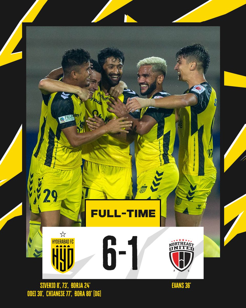 HydFCOfficial's tweet photo. ✨️ The Sensational Six!
A fitting way to cap off an unforgettable year 🔥
On to 2023 now 👊
#HFCNEU #WeAreHFC #మనహైదరాబాద్ #HyderabadFC https://t.co/DV84NCRtb4