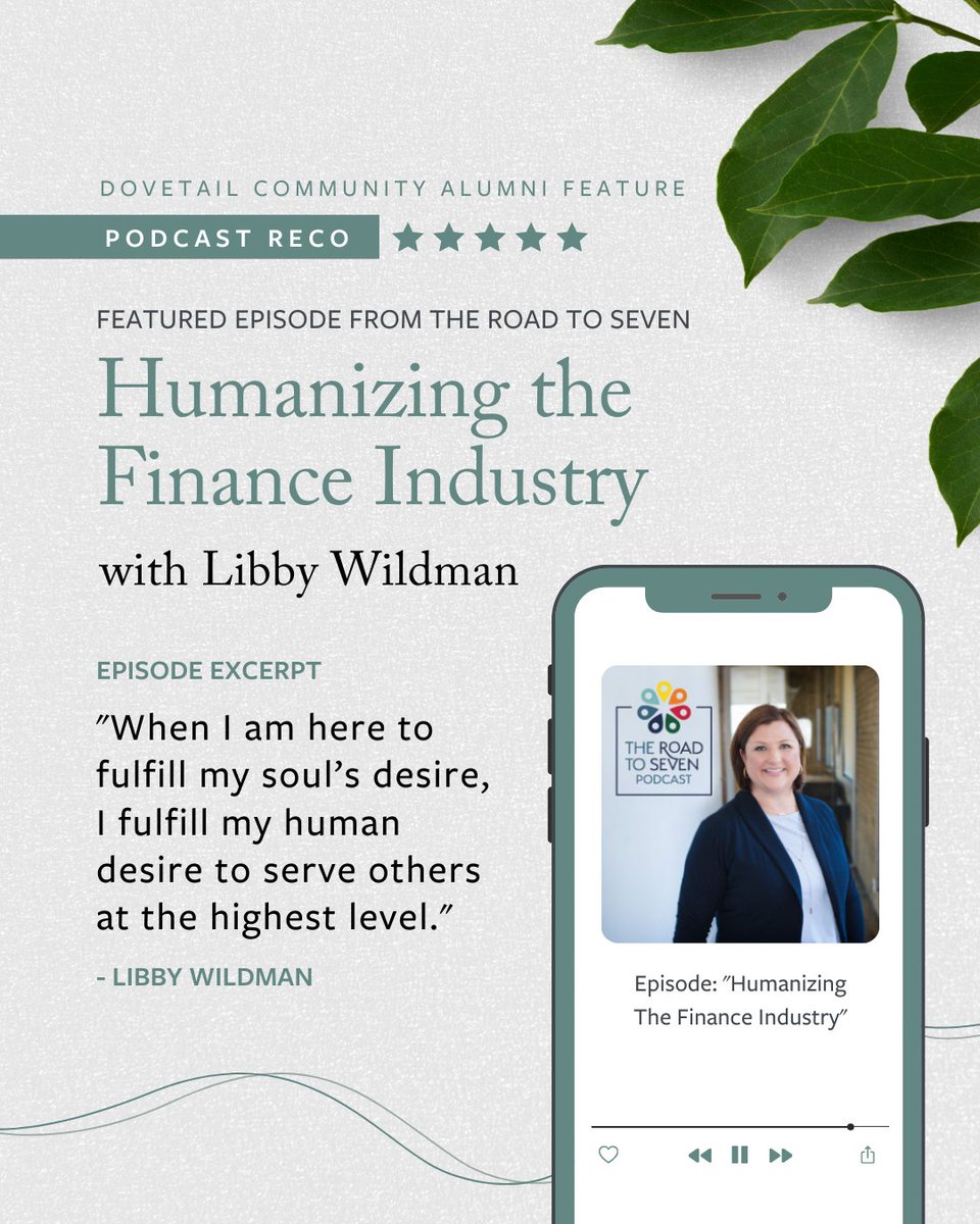 DovetailCanada's tweet photo. In‌ ‌this‌ ‌episode of Road to Seven,‌ ‌you’ll discover the link between craving adrenaline and the call to #entrepreneurship, how Libby has kept things fresh and juicy over the course of her career, and more!

Listen to the #podcast here > https://t.co/8J4hY6iLXN https://t.co/daVqjSyWap