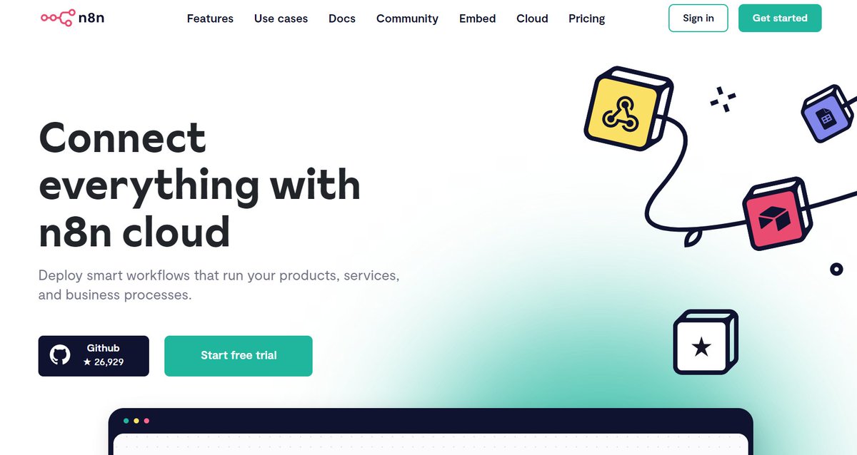 byAnhtho's tweet photo. Do you love/hate @Zapier?

@n8n_io by @JanOberhauser is a solid Open Source alternative, and it's only 3yo 🤯

Last year, I tweeted about it, lets dive into key dates in n8n development ⬇️

#lowcode #opensource #faircode #automation https://t.co/TNLzJ7WS5G