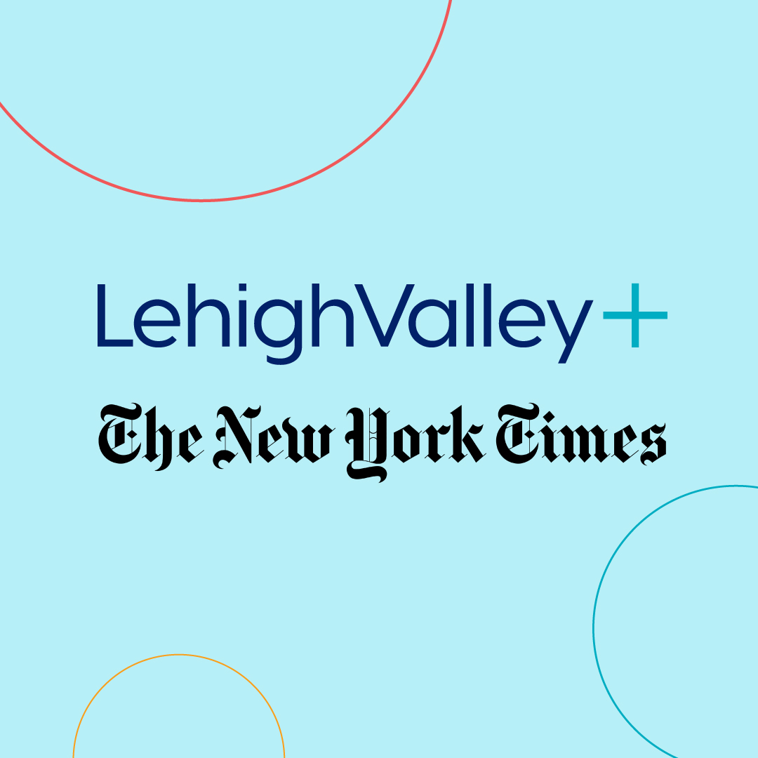 LehighValleyNews.com (@lvnewsdotcom) on Twitter photo IT’S A TWOFER! For a limited time only we’re throwing in a year’s subscription to the <a href="/nytimes/">The New York Times</a> for free when you sign up to become an annual LehighValley+ member. 😲 Get the details and the free subscription here: lehighvalleynews.com/join IT’S A TWOFER! For a limited time only we’re throwing in a year’s subscription to the <a href="/nytimes/">The New York Times</a> for free when you sign up to become an annual LehighValley+ member. 😲 Get the details and the free subscription here: lehighvalleynews.com/join