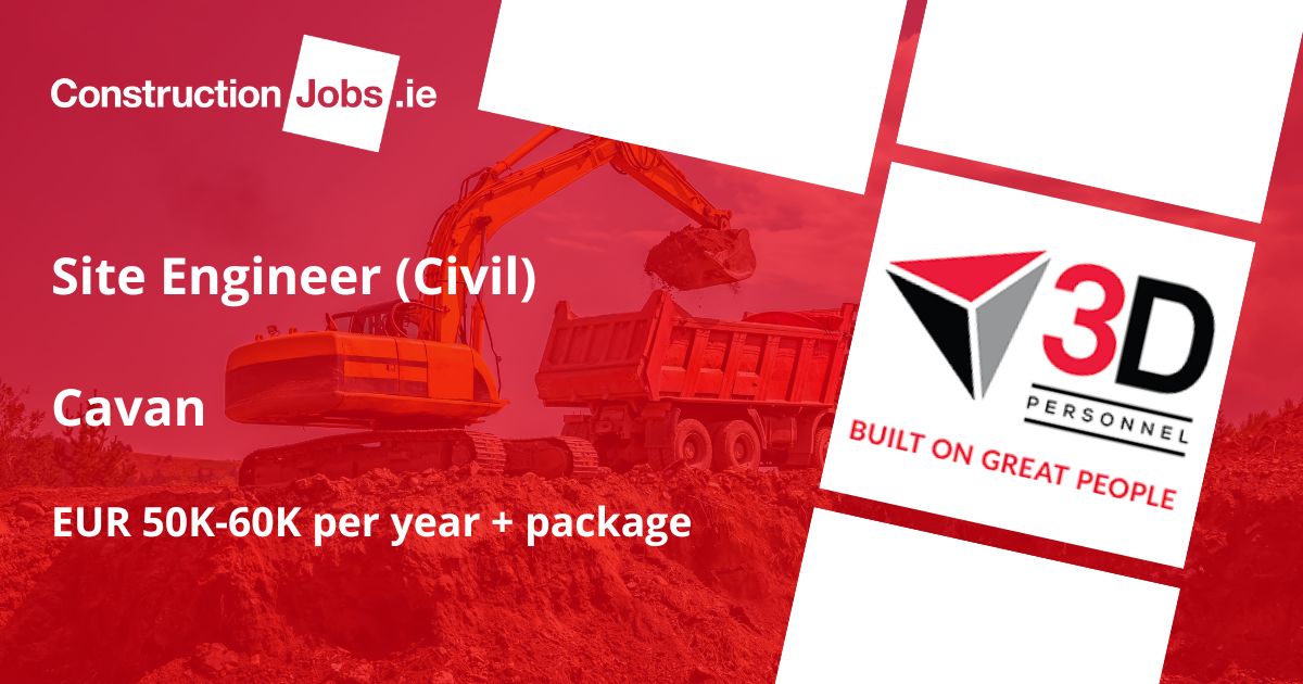 ConstructJobsie's tweet image. Site Engineer (Civil) - Cavan - 3D Personnel - #settingout #settingoutengineer #siteengineer #siteengineering #constructionjobs #construction #jobs #cavan #3dpersonnel ow.ly/QQ1J50MeRwp