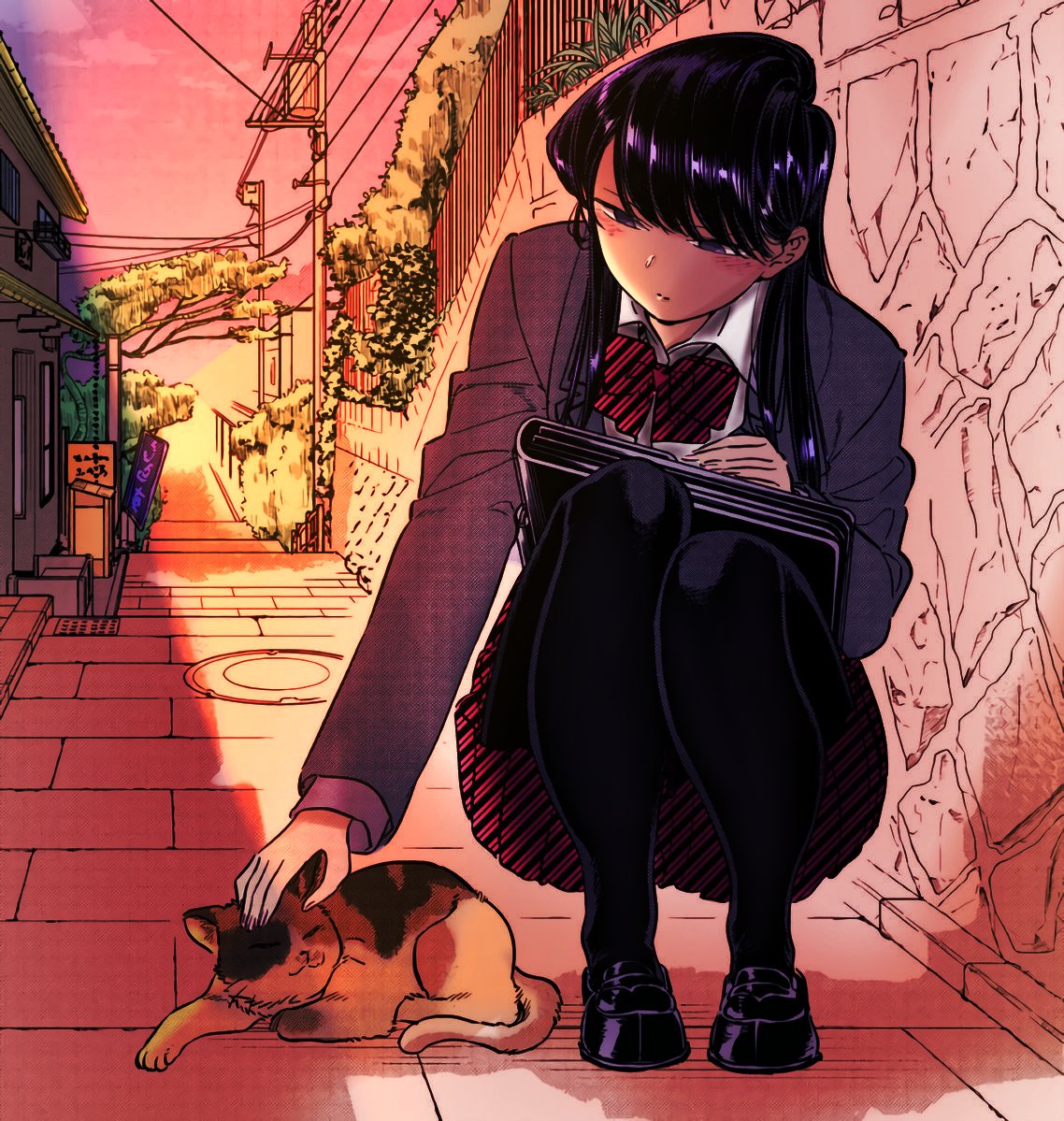 DatchiRev's tweet photo. ~Komi can't communicate 
~Komi Shouko https://t.co/3XGqjAuidt