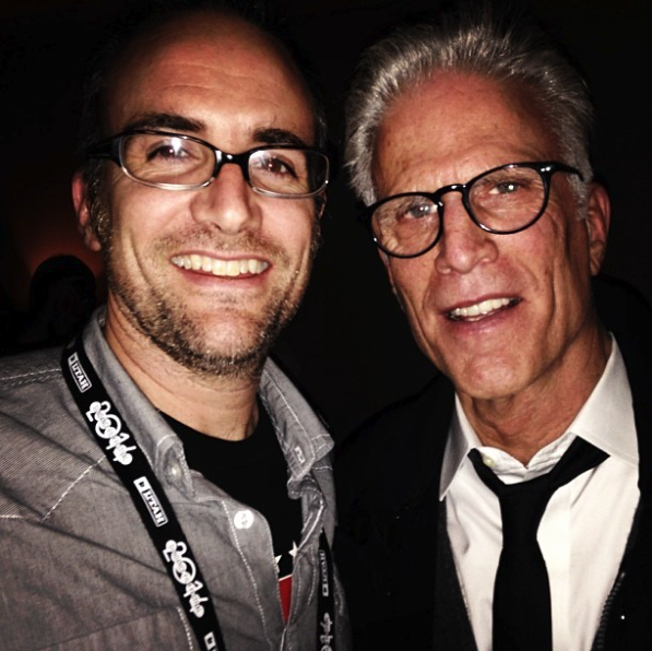 Happy 75th birthday to one of the all-time greats, Ted Danson. I call this photo, \"Danson with Myself.\" 