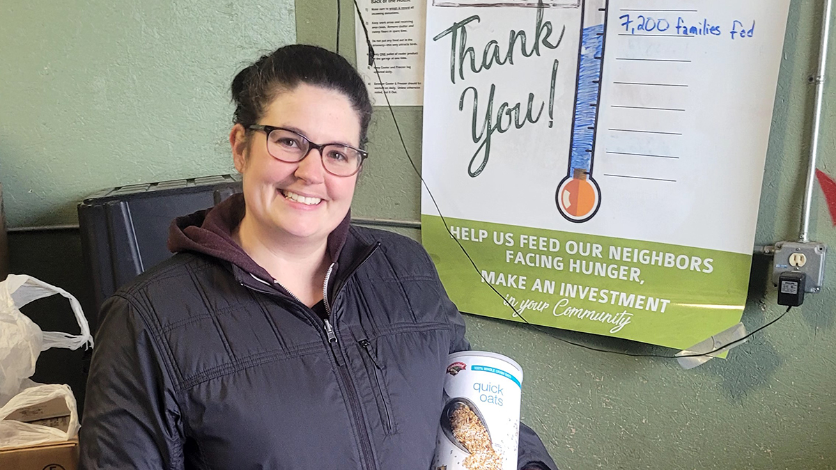 TetraTech's tweet photo. Earlier this month, our colleagues from Burlington, Vermont, organized a food and fund drive to support @FeedChittenden. Our Burlington team donated a total of 75 lbs of food and $510 to help alleviate hunger in their local community! #TtGivesBack https://t.co/Pea8l132yl