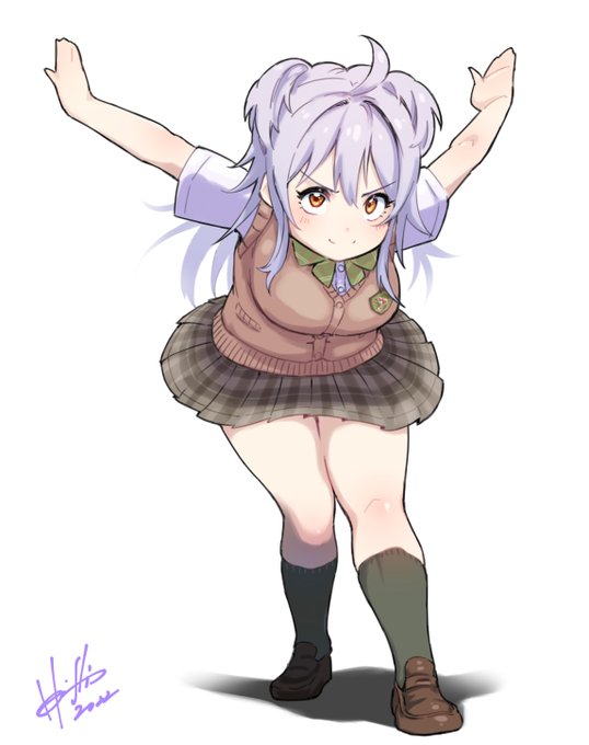 「ガルウイングもなか」でこのポーズしか浮かばんかった(調べてシザードアって言葉初めて知りました😊)
#もななーと 