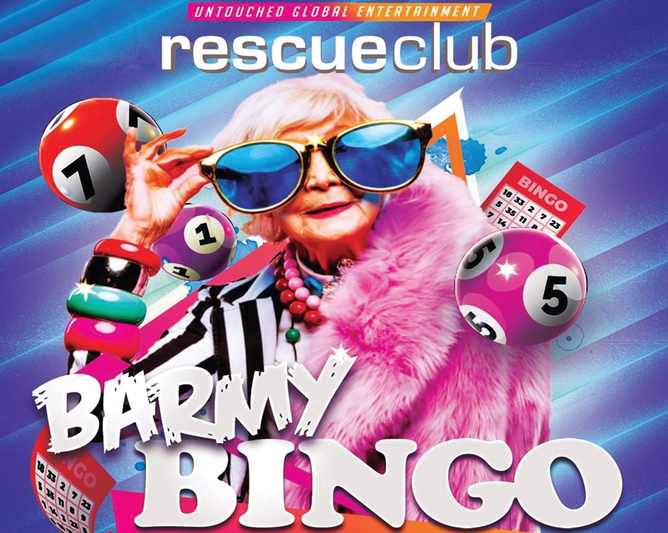 Barmy bingo is coming to Zante
Join us for the UK’s craziest fully immersive hands in the air bingo night With the craziest prizes that you won’t want to take home to you Granny
#Summer2023 #zante  #barmybingo #bongobingo  #zanteholiday #laganas #malia #kavos #faliraki #ibiza
