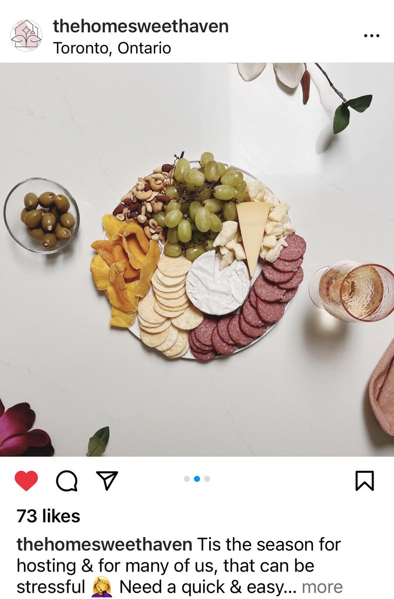 LOVE this @thehomesweethaven ! Our Charcuterie Made Easy plate is perfect for your NYE celebration! 
Step 1. Use recipe card on the packaging to build the perfect late
Step 2. that