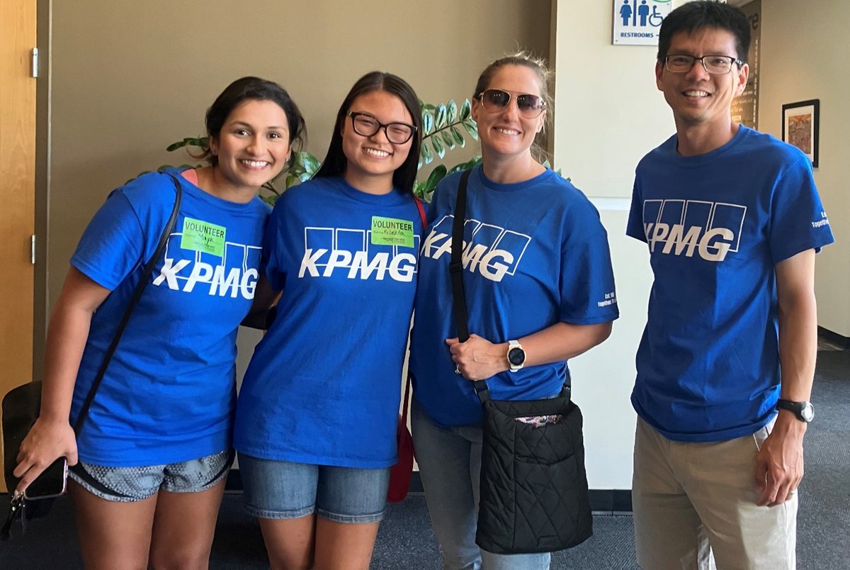 KPMGThrive's tweet photo. #KPMGProud is watching our NAF Summer Intern, Rebekka, embrace our value of working Together. For Better. Supporting @NAFCareerAcads and NAF Students by providing Work Based Learning experiences is one way we’re helping to advance their mission to #NameaFuture. #BeFutureReady https://t.co/4vx0tOxmaO
