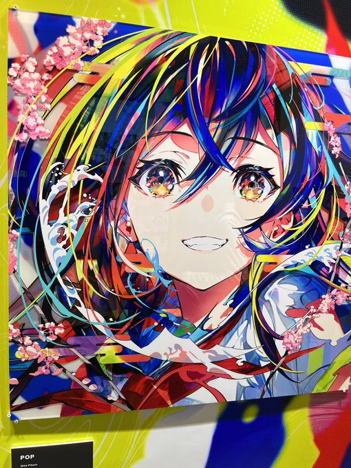 行ってきちゃ!!見た瞬間に感動で鳥肌立たせるイラスト、僕の描けるようになりてぇー!!ってなった!最終日にいけてよかた!!#REVENGEPOP #MikaPikazo展 