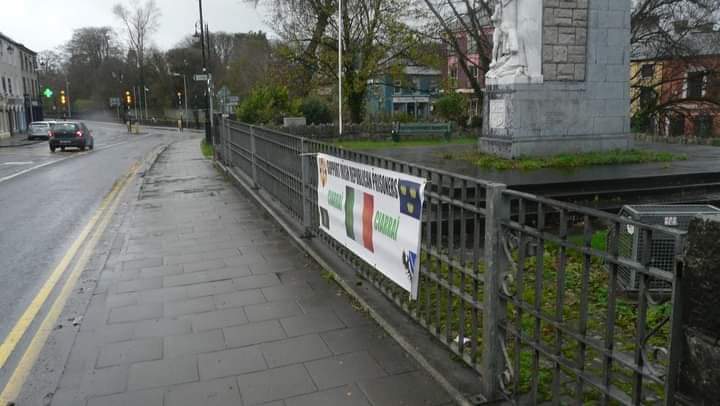 Trucks hooting Cars blowing and people shouting out in support made standing in the rain and cold pleasant 

Support Irish Republican Prisoners in Newcastle West LImerick