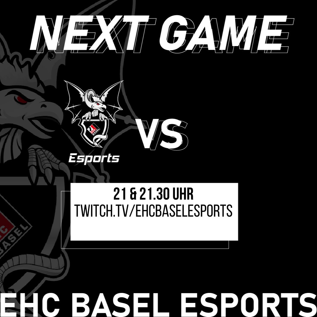 Heute Abend um 9 Uhr geht es schon wieder weiter auf die Punktejagd! Ohne caschthi, aber mit Livestream natürlich auf twitch.tv/ehcbaselesports

#ECLWinter23 #Twitch #Esports #NHL23