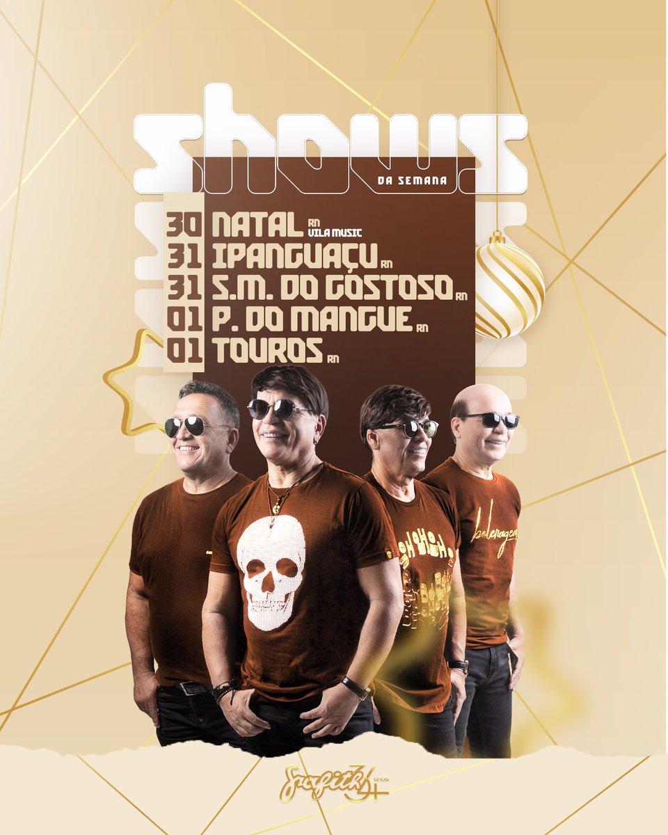 grafithoficial's tweet photo. Se programe para curtir o Réveillon 2️⃣0️⃣2️⃣3️⃣🍾🥂 ao som do Grafithão
Confira nossa agenda de fim de ano e vem com a gente. SIMBORA 🔥
#setemgrafitheuvou #agendadeshows #showsdasemana #bandagrafith #fimdeano #vem2023 #anonovo https://t.co/Niaedxkjp7
