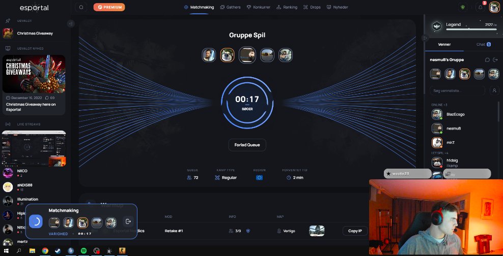 Streaming <a href="/EsportalDK/">Esportal Danmark</a> again today. Tune in and say hi! twitch.tv/mertzpz