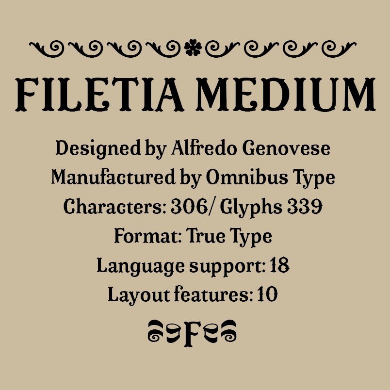 Fileteado's tweet photo. Ya salió Filetia médium, la primera tipografía digital fileteada https://t.co/IBM63LMZmx
