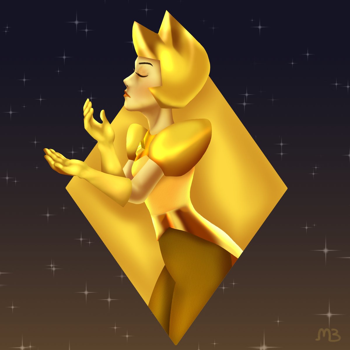 somebunnydrawn's tweet photo. Hola 😊 hoy les traigo el segundo fanart de las diamantes😌Espero disfruten🤭
2/4💎
..............⚡️
#stevenuniverse #yellowdiamond #diamanteamarillo #diamonds #yellow #crystalgems #digitalart https://t.co/ZqcPIkzRPY