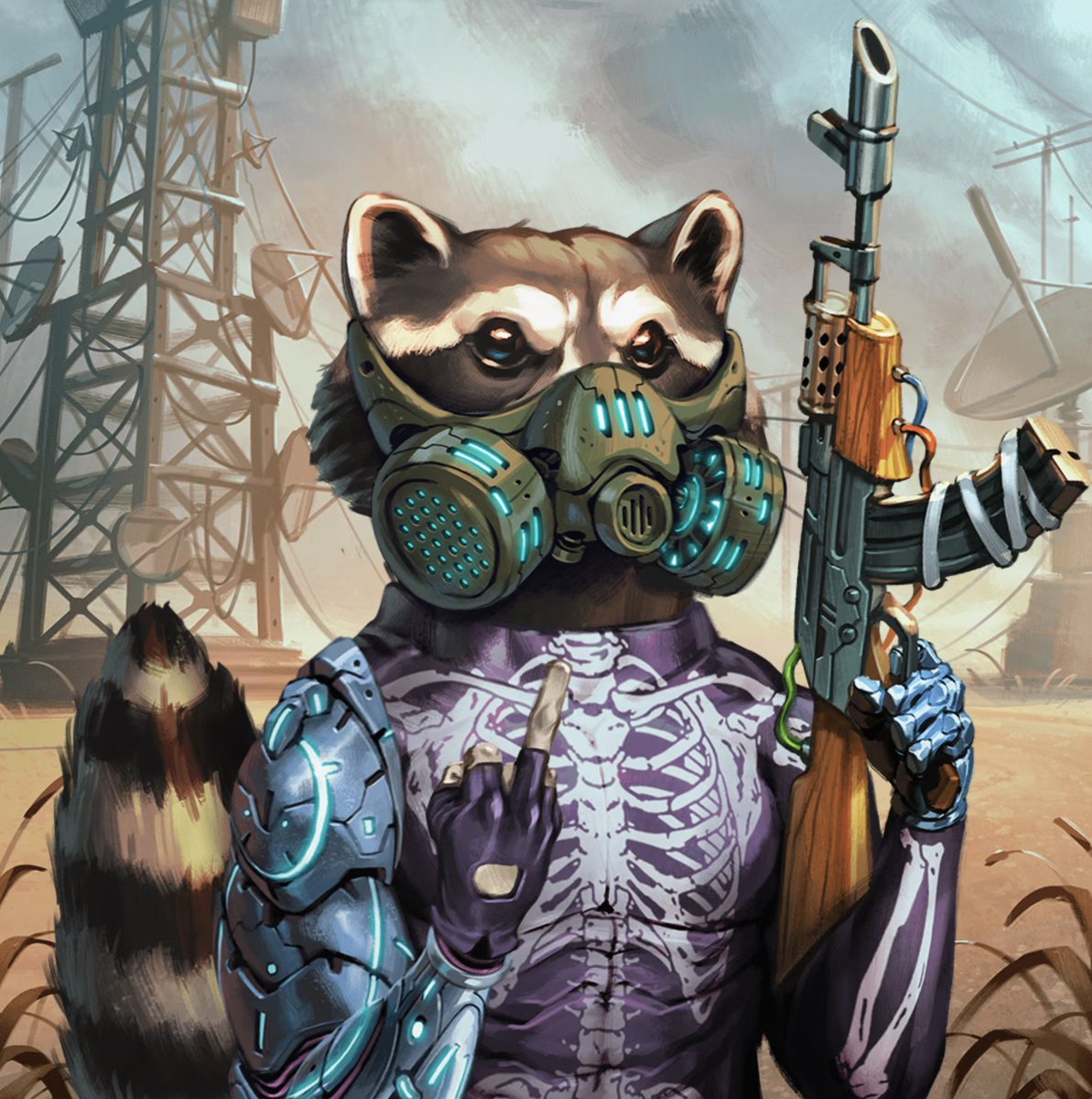 NIghtmare, from the Gangstrash 🔥
Free minting on survivewilds.com 🚀