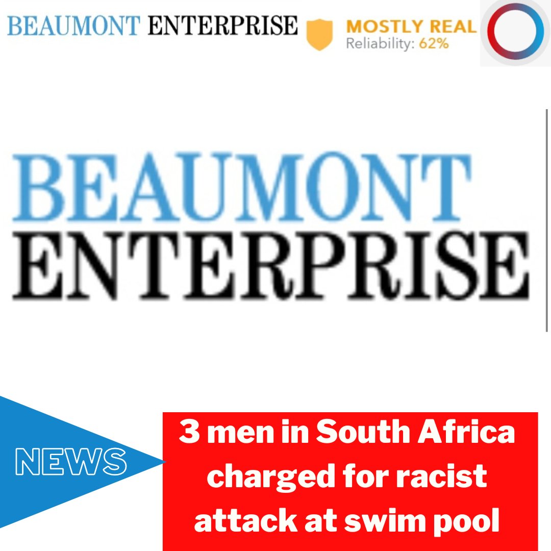 oigetit_sa's tweet photo. This article was verified by Oigetit
Visit https://t.co/nbgiNGhBFU to read more
3 men in South Africa charged for racist attack at swim pool
#Oigetit #AI #Factcheck
#Headlines #SouthAfrica #MaselspoortResort #MampintshaMemorial
#Entle
#Afronation https://t.co/fEl2HHy543