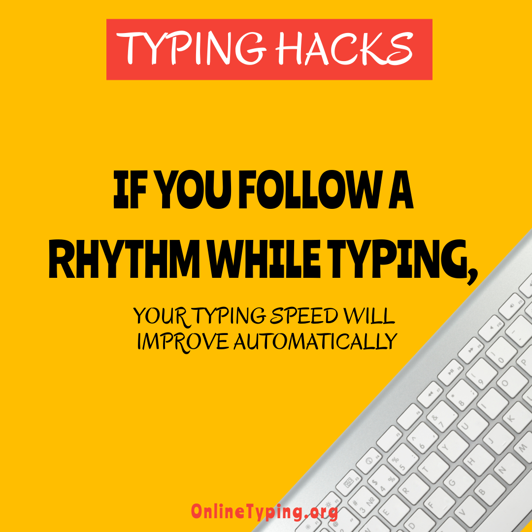 AnythingType's tweet image. Typing hacks: Follow the rhythm of typing
To know more visit: onlinetyping.org/blog/top-10-ty…
#typinghacks #typing #touchtyping #top10hacks #top10typinghacks #touchtypinghacks #keyboarding #keyboardinghacks