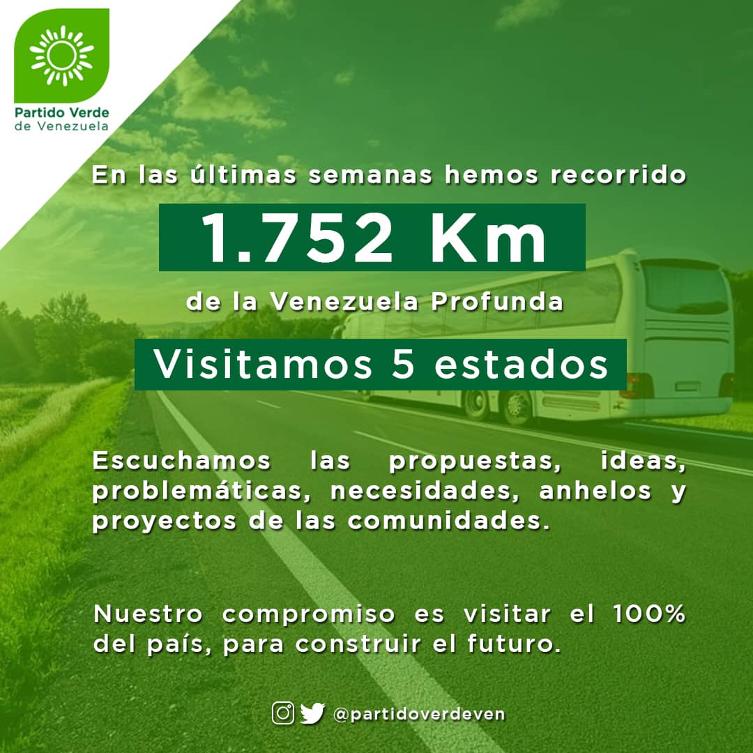 Este año recorrimos 1752km, visitamos 5 estados, escuchando las propuestas, necesidades e ideas del pueblo, este 2023 nuestro compromiso es recorrer todo el país
<a href="/NicolasMaduro/">Nicolás Maduro</a>
<a href="/HeryckRangel/">Heryck Rangel</a>

#GMVVMetaCumplida