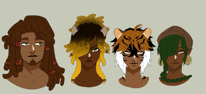 #twstoc working on there facial features 