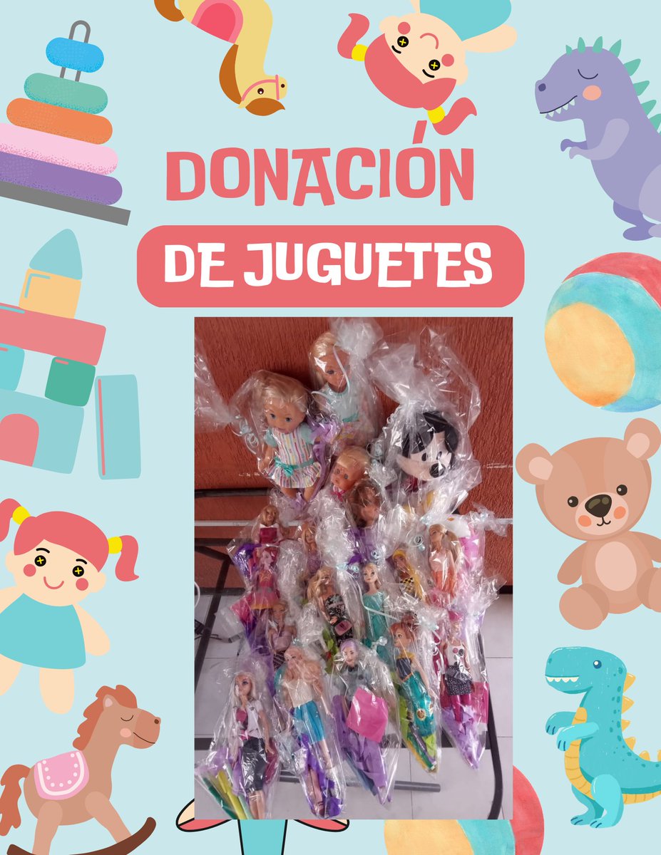 🎊 LOS REYES MAGOS YA ESTÁN LLEGANDO 👑

✨ Gracias a la colaboración y aportes de todos, nos han llegado más juguetes 🧸 que serán una sonrisa para cada niño 🤗 al que podamos darle un presente. 🎁

😊 ¡¡GRACIAS POR SU CONFIANZA Y SUS DONATIVOS!! 🌟