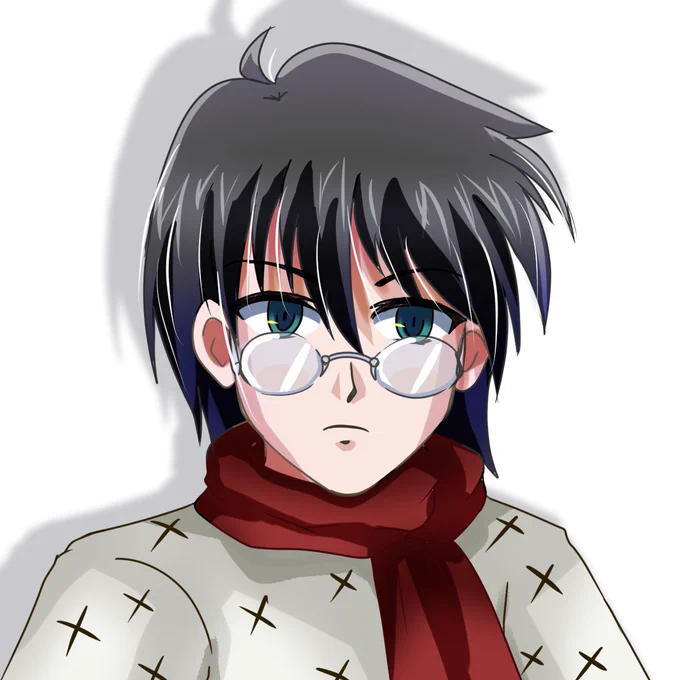 年末年始お絵描きリクエスト第1弾ナギさん()からアイコン用絶望先生です。現在同氏が使っているアイコンの絶望先生ねんどろいどをベースに、現在絶賛改革中な自分の画風に落とし込んでみました。 
