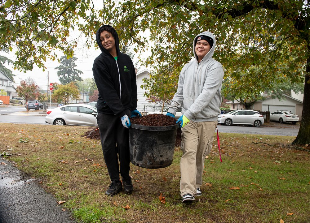 Join Urban Forestry on the <a href="/MLKDay/">MLK Day</a> of service to plant trees at Chimney Park on Jan 16. Learn more/ register at: portland.gov/trees/get-invo…