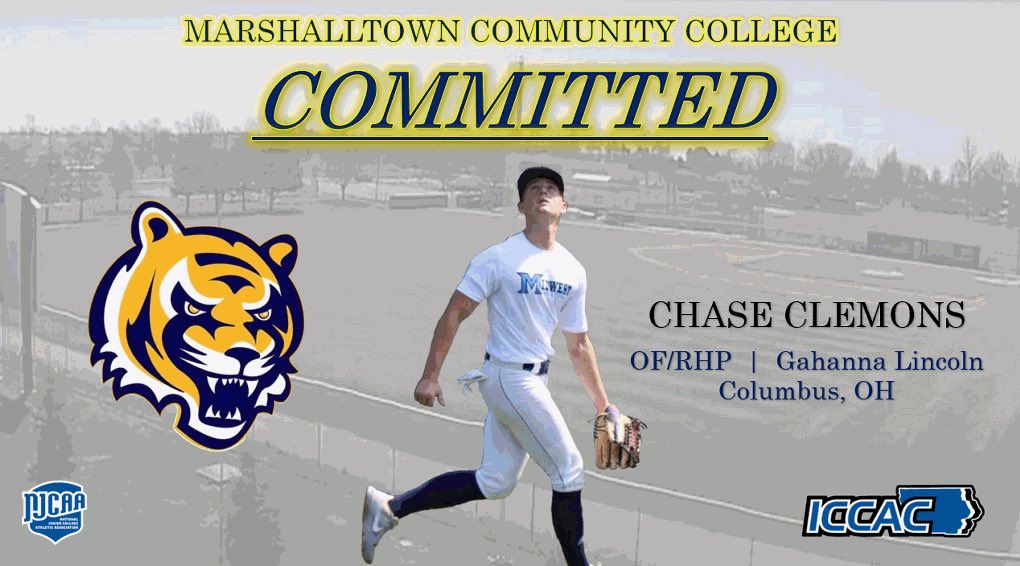 Chase Clemons (@chaseclemons6) on Twitter photo Officially Committed!!@jucoroute <a href="/MCCTigers_BB/">MCC Tiger Baseball</a> <a href="/GahannaBaseball/">Gahanna Baseball</a> <a href="/CobrasHelms/">MidWest Futures Ohio (formerly Cobras Helms)</a> Officially Committed!!@jucoroute <a href="/MCCTigers_BB/">MCC Tiger Baseball</a> <a href="/GahannaBaseball/">Gahanna Baseball</a> <a href="/CobrasHelms/">MidWest Futures Ohio (formerly Cobras Helms)</a>