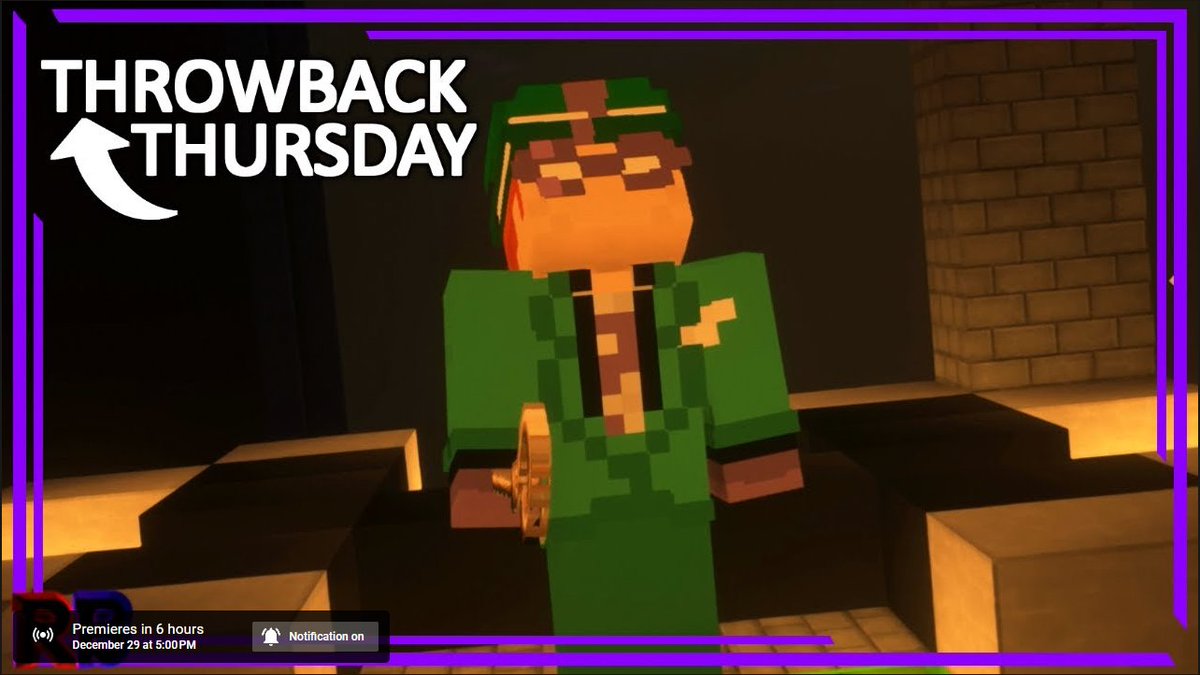 RedAndBlueProd's tweet photo. Premiering TODAY at 5:00PM CDT (6:00PM EST) - THROWBACK THURSDAY! - Checkout the very first BATMAN: "Horizon Part 3" Promo we released for the project. (Back when it was going to be made without Blockbuster!) 
https://t.co/fivlVwDvvZ
#Minecraft #Machinima #Batman https://t.co/B2VTTvSLRy