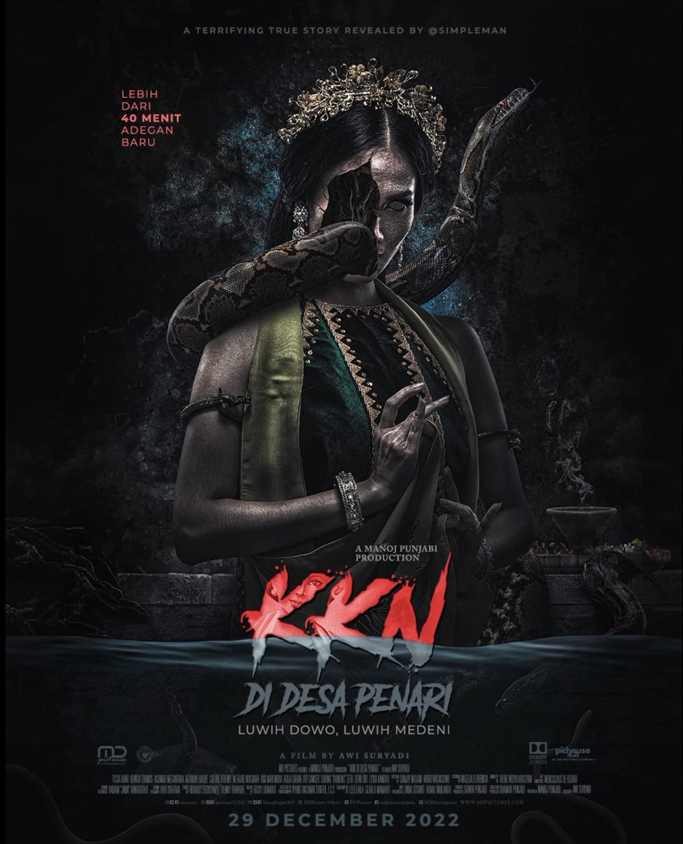 Sumpah nyesel banget sih sampe tengah malam nunggu ini film, gda beda sama skali kyk nonton kkn 1 yang cuma diulang , dan bonus nya cuma di kasih trailer film lain di akhir . Sompret! #KKNDiDesaPenari