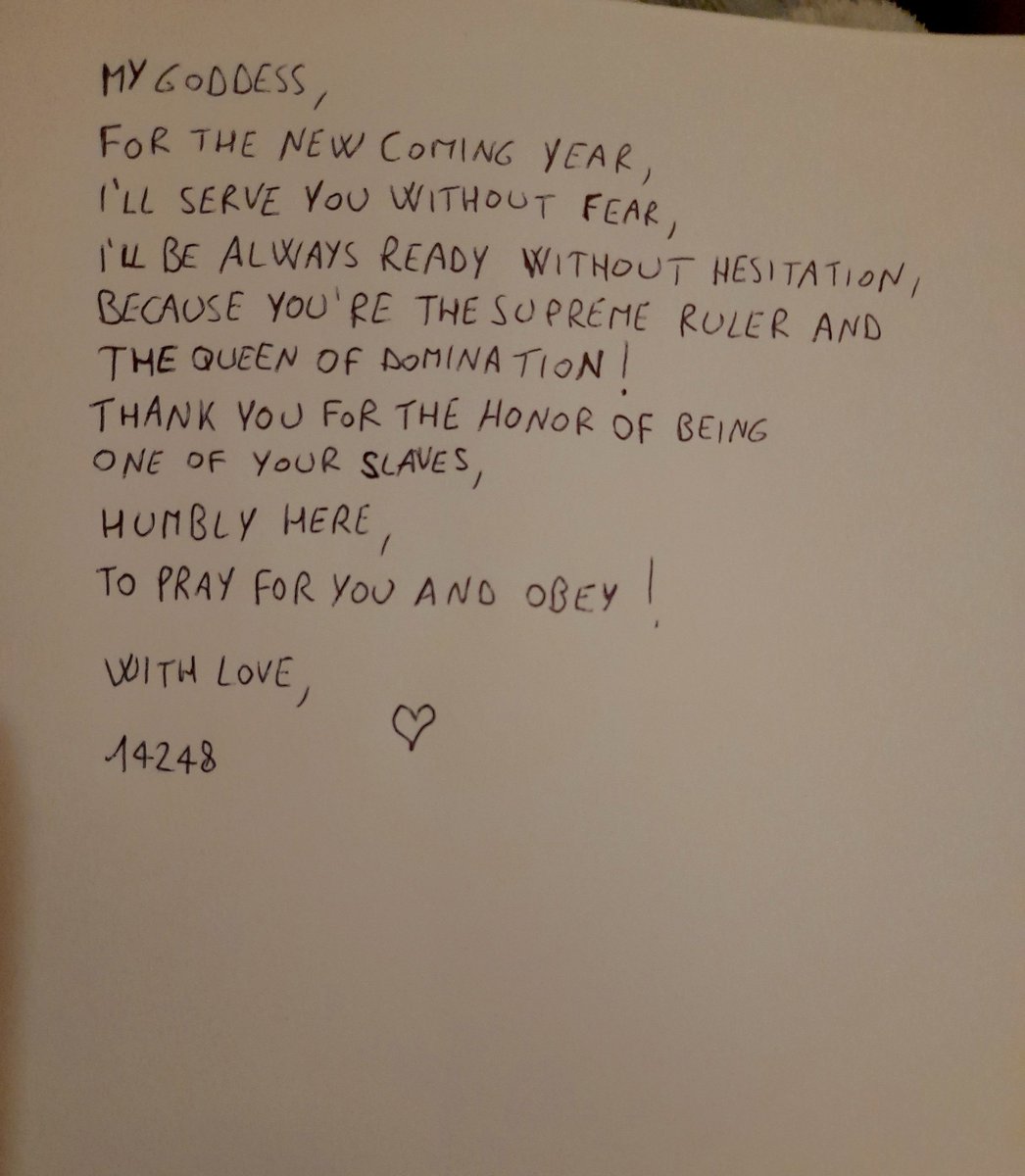 slave14248's tweet photo. 31 Days of Saffmas Slave Tasks for december - day 29: time for a poem for Our Divine Goddess @GoddessSaffron ππππβ€β€ Today's resolution:'In 2023 i will write more poems for My Goddess' ππ Thank You so much ππππβ€β€β€β€ #GoddessSaffron #Saffmas #Saffronism #Findom https://t.co/76RnKAZ5i7