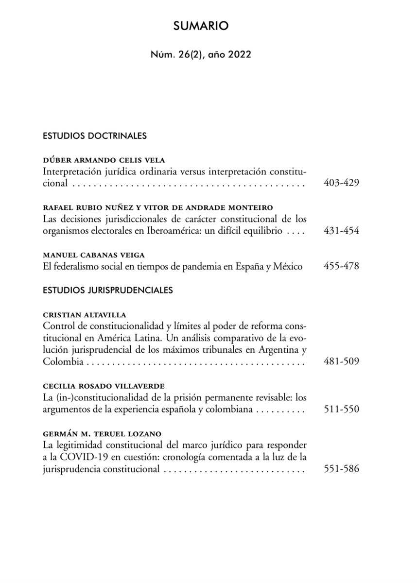 anuario_de's tweet photo. Nos complace anunciar la publicación del nuevo número 26-2 (julio-diciembre 2022), con relevantes trabajos de @rafarubio, @Manu_cabanas, @buscandoelpunt1, @germanteruel, @pnuevolopez, @jAlfonsoHerrera, @SaraTurturro o @AltavillaCd. https://t.co/CPciVMY1j0. @cepcgob @fjdrevorio https://t.co/XoHLECFiWK
