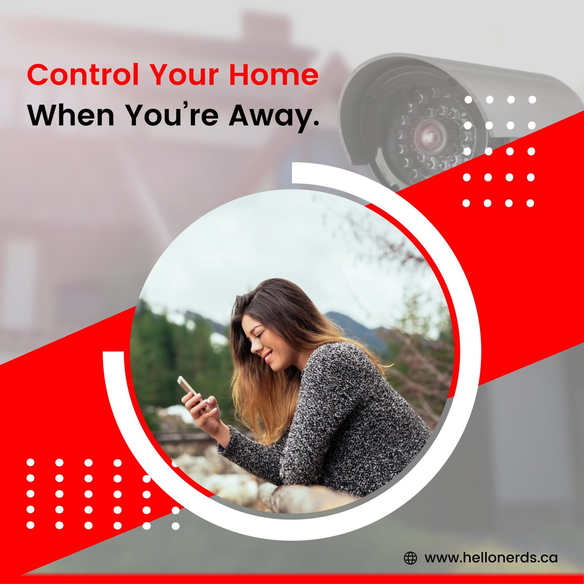 #Security is a major concern when you are not at home, and when you value your privacy. We at #HelloNerds #SmartSecurity Installations can quickly fix any security issue you have and set everything up hassle-free. 

#smartsecurity #homesecurity #smarthometechnology #smarthome