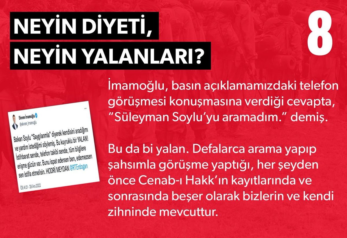 suleymansoylu's tweet photo. 𝗡𝗲𝘆𝗶𝗻 𝗗𝗶𝘆𝗲𝘁𝗶
Neyin Yalanları❓8️⃣ https://t.co/1jSVJO9KWU