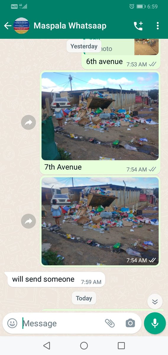 ThatBathabile's tweet photo. @StellMun any plans to pick up the trash any time soon in Kayamandi? https://t.co/Z9vQiamFok